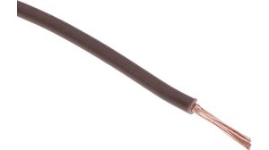 Stranded Wire PVC 1mm² Copper Brown 100m